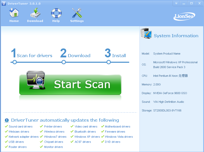 LionSea DriverTuner™ - The Best Driver-Updating Program - 50% Off Coupon